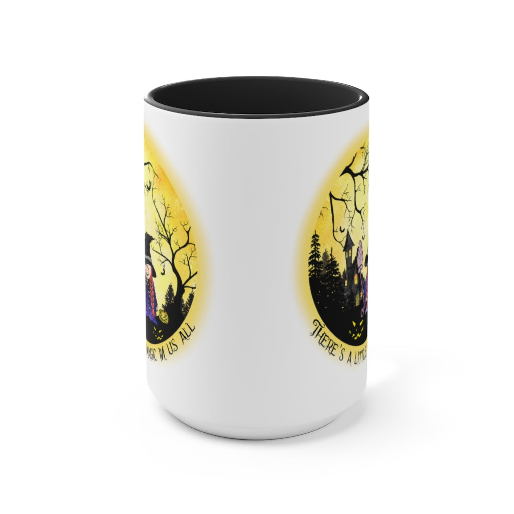 Two-Tone Coffee Mugs, 15oz