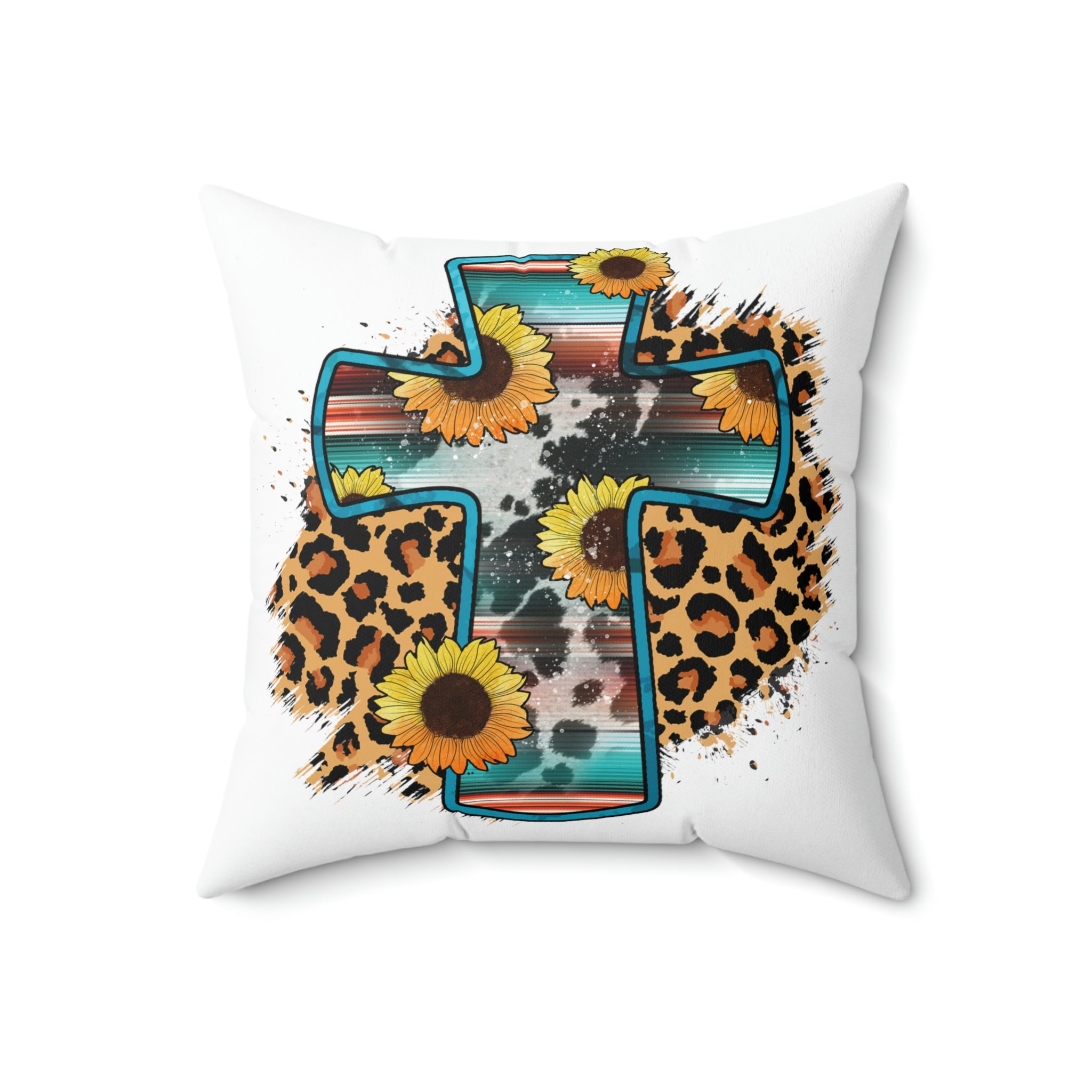 Spun Polyester Square Pillow