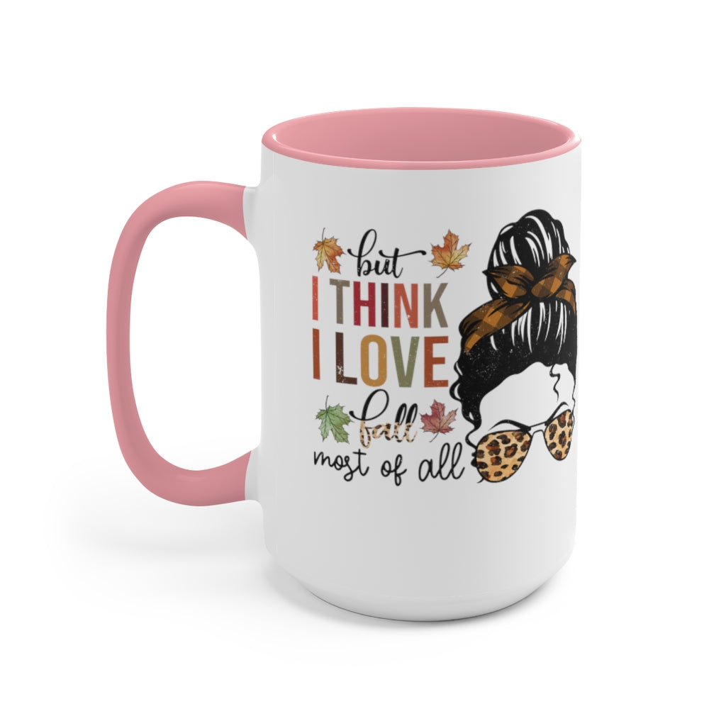 Two-Tone Coffee Mugs, 15oz