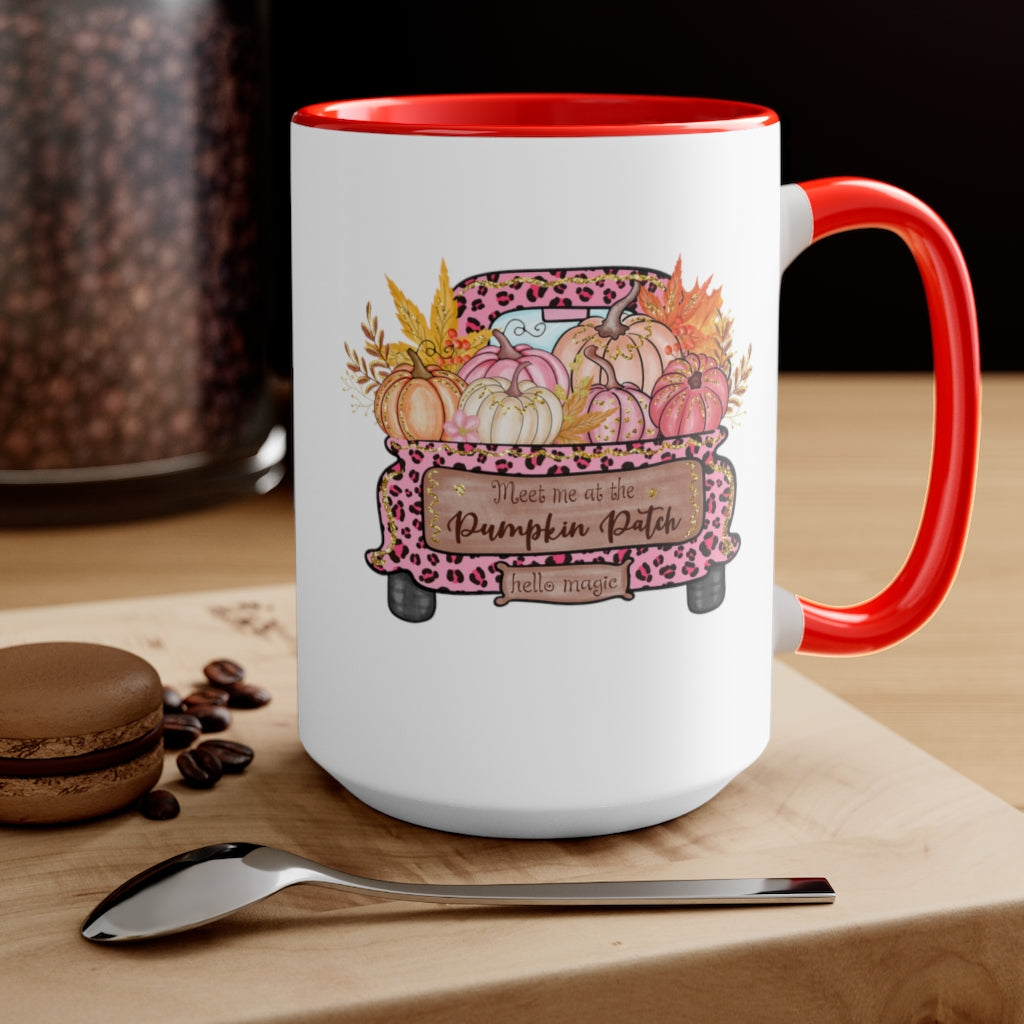 Two-Tone Coffee Mugs, 15oz