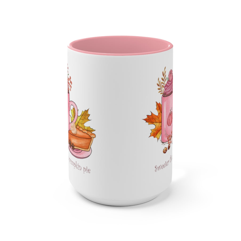 Two-Tone Coffee Mugs, 15oz
