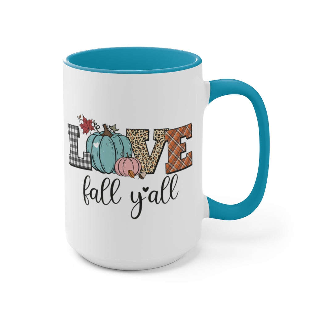 Two-Tone Coffee Mugs, 15oz