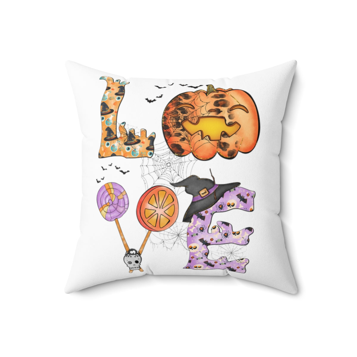 Spun Polyester Square Pillow