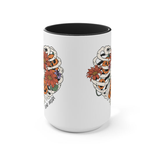 Two-Tone Coffee Mugs, 15oz