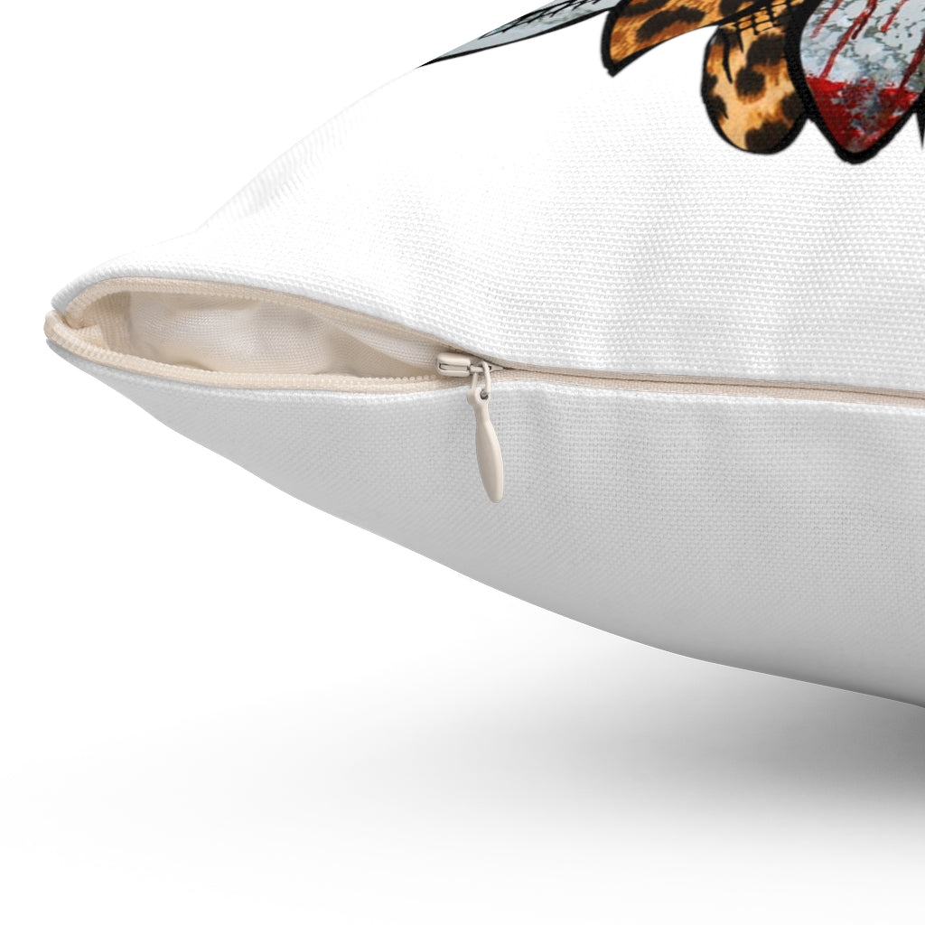 Spun Polyester Square Pillow