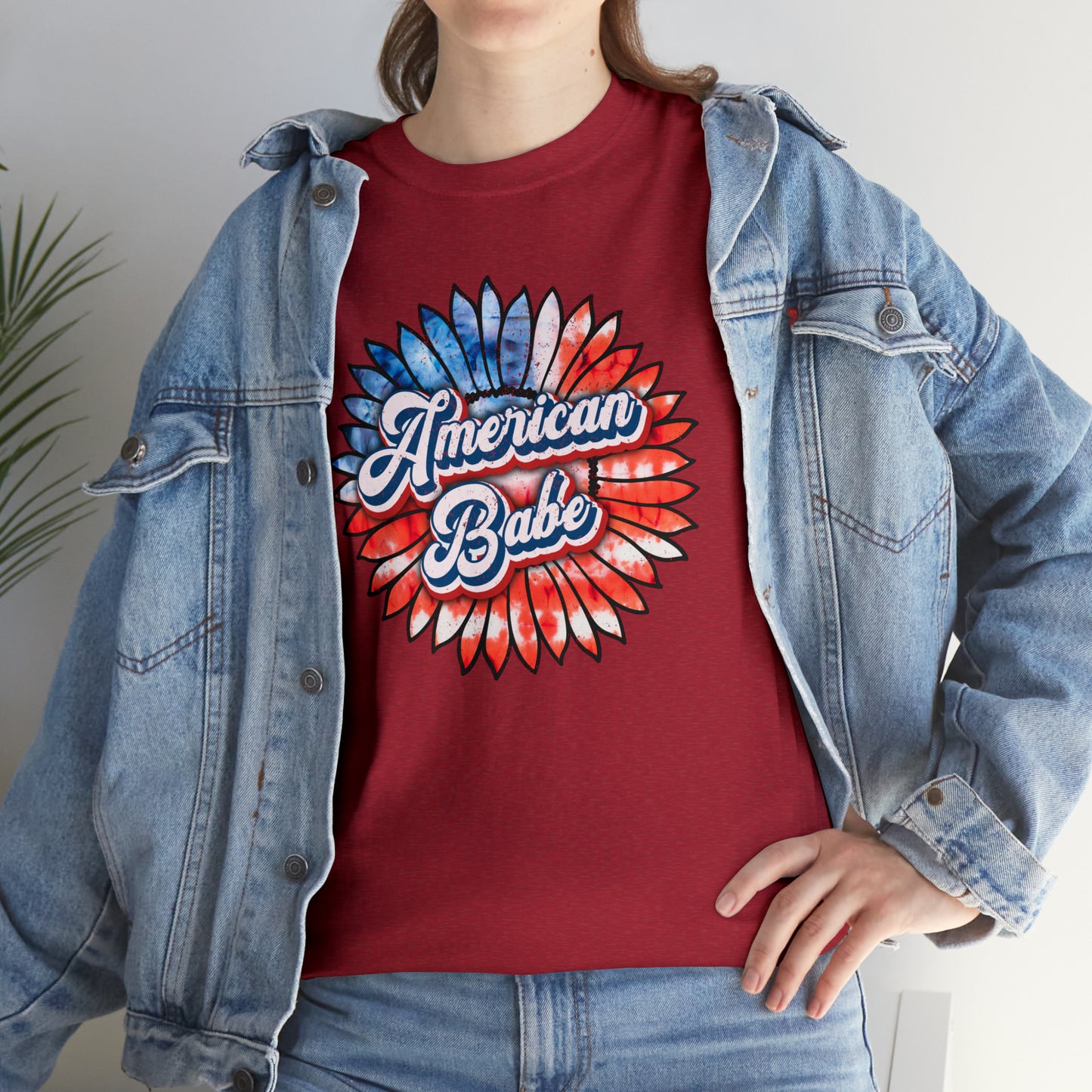 American Babe Patriotic Heavy Cotton Tee