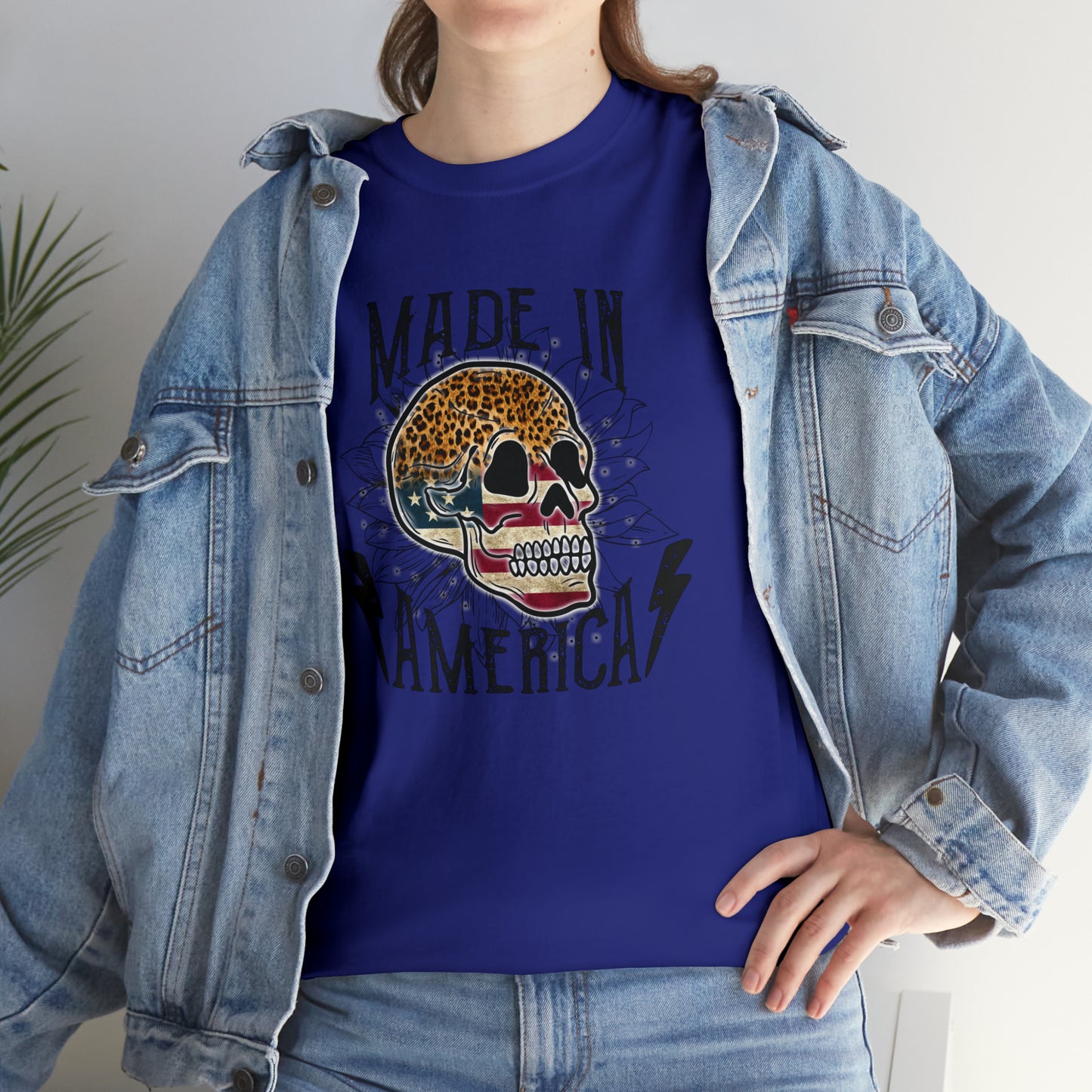 America Skull Graphic Tee