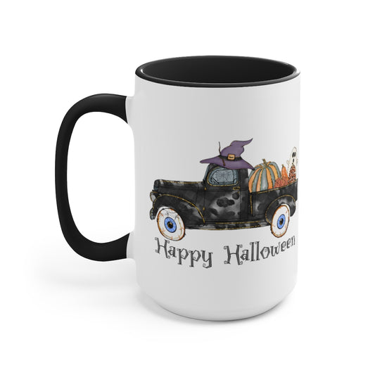 Two-Tone Coffee Mugs, 15oz