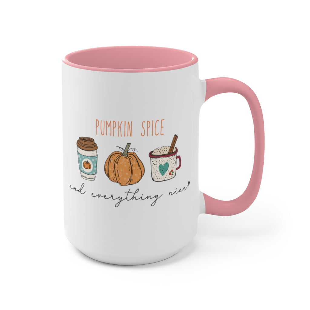 Two-Tone Coffee Mugs, 15oz