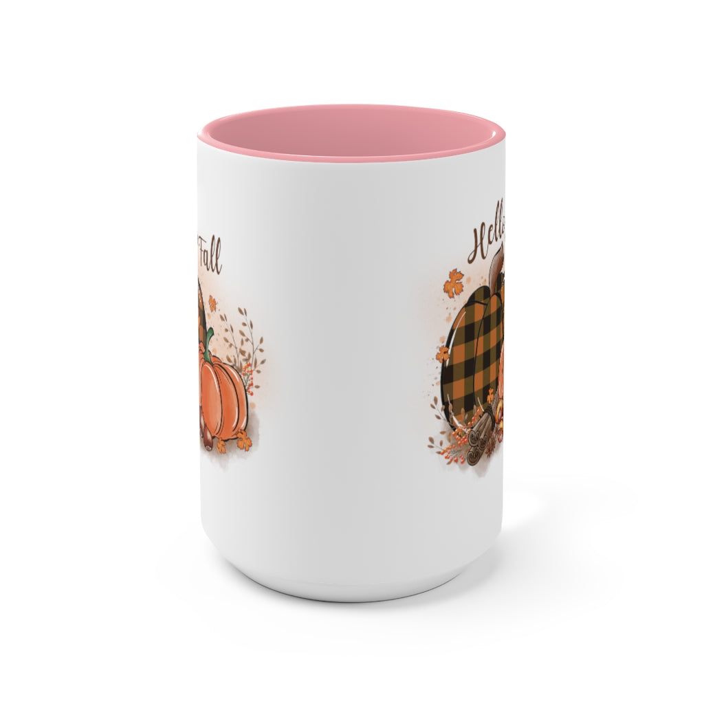 Two-Tone Coffee Mugs, 15oz