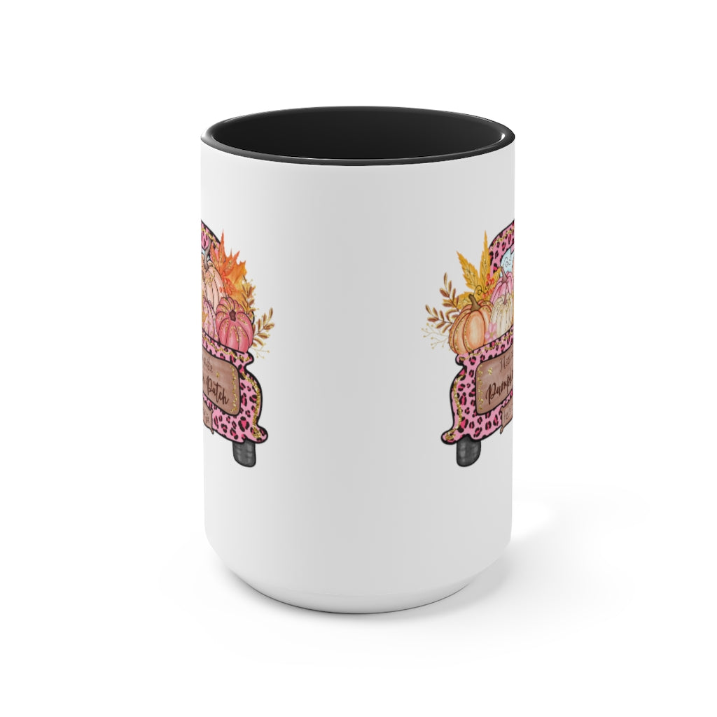 Two-Tone Coffee Mugs, 15oz