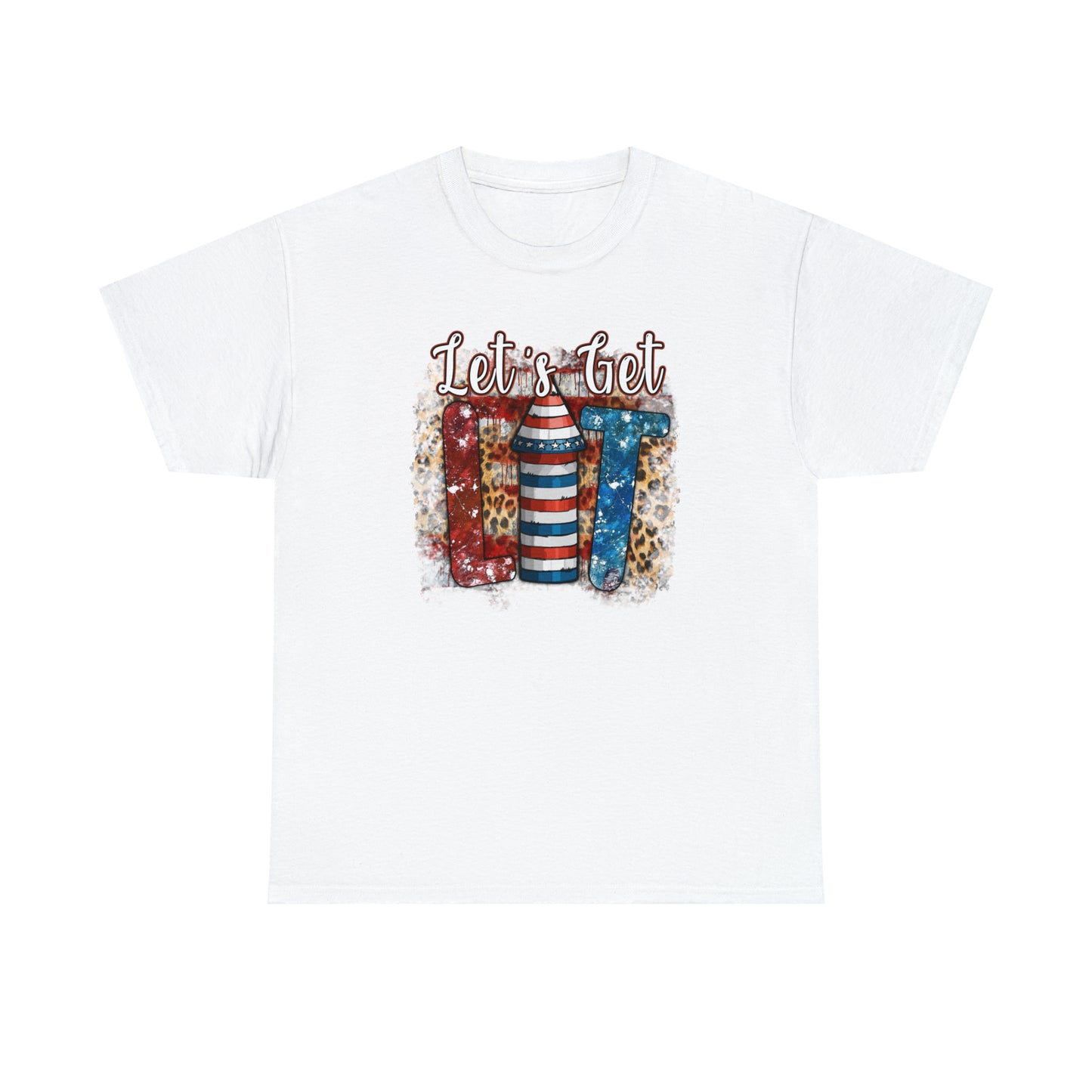 Light Up the Sky Patriotic Heavy Cotton Tee