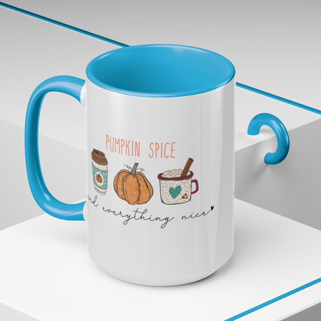 Two-Tone Coffee Mugs, 15oz