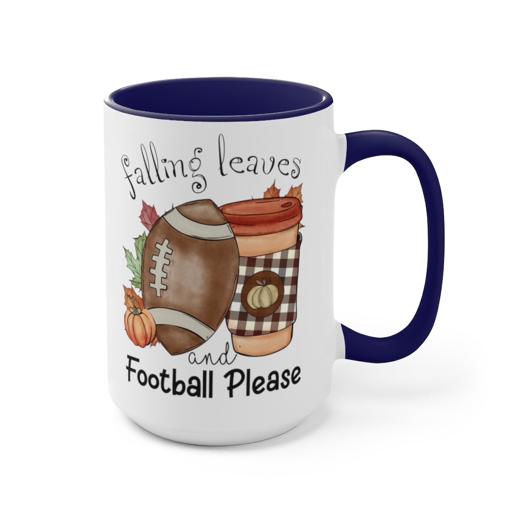 Two-Tone Coffee Mugs, 15oz