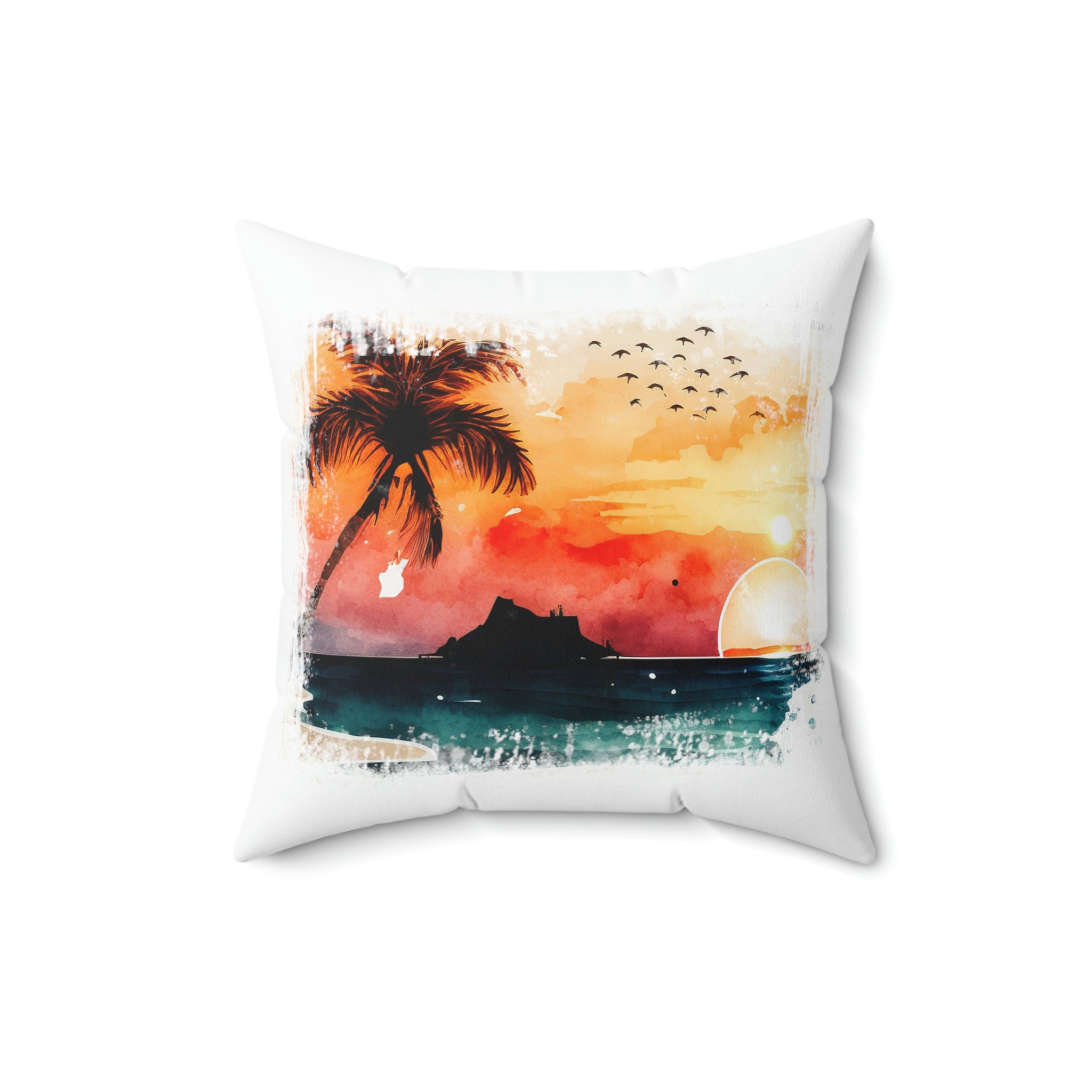 Spun Polyester Square Pillow