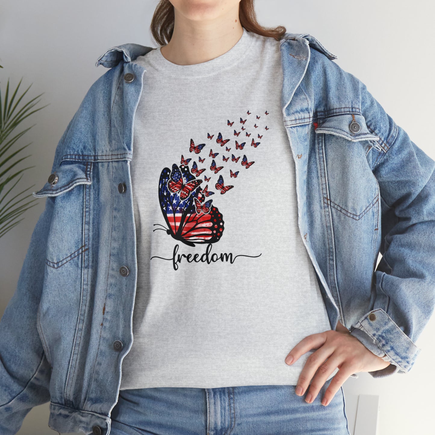 Fourth of July Patriotic Freedom Butterfly