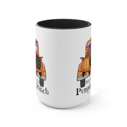 Two-Tone Coffee Mugs, 15oz