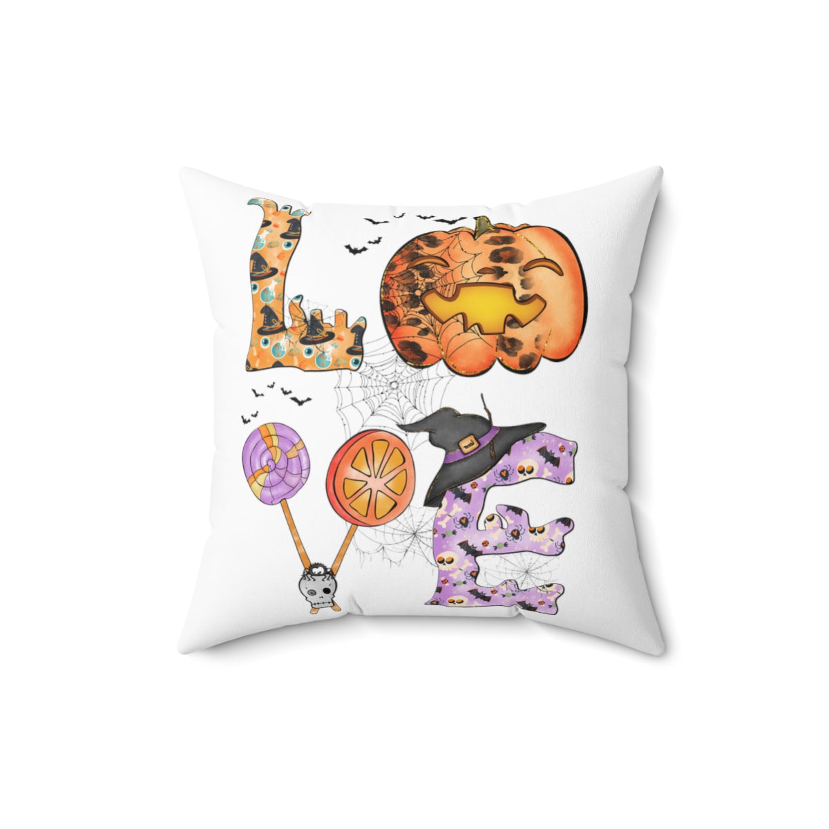 Spun Polyester Square Pillow