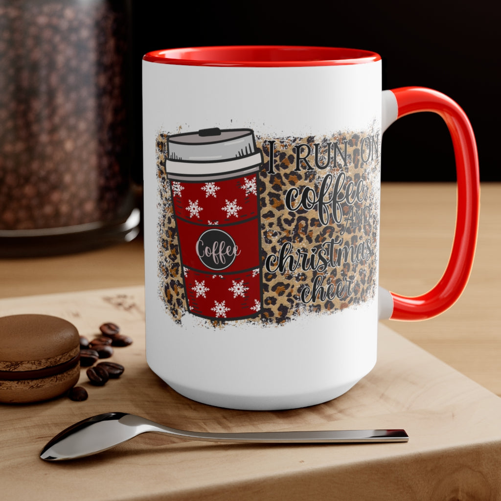 Two-Tone Coffee Mugs, 15oz