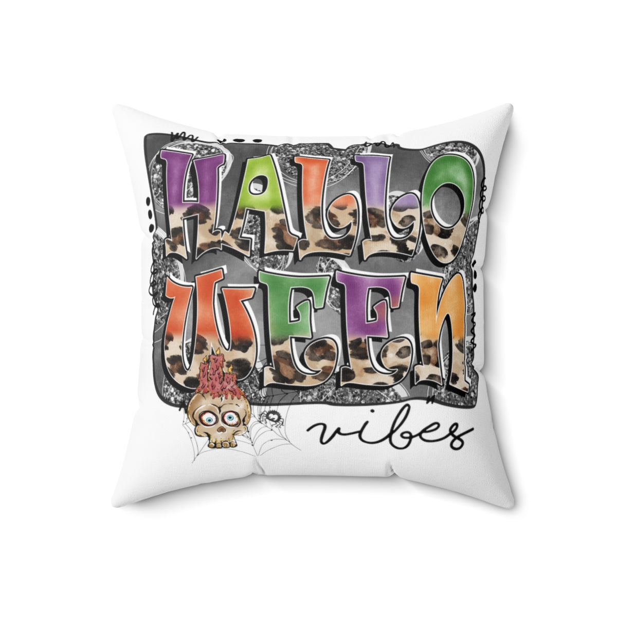 Spun Polyester Square Pillow