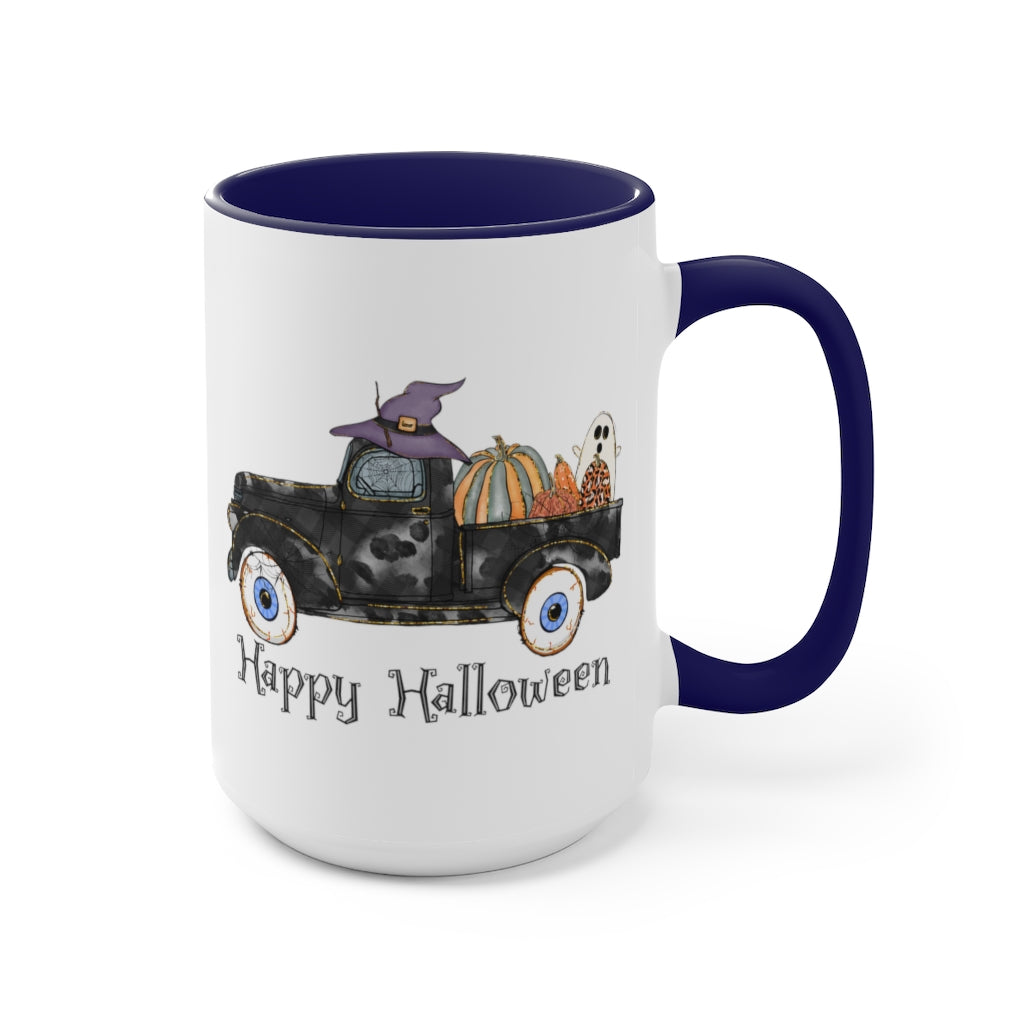Two-Tone Coffee Mugs, 15oz