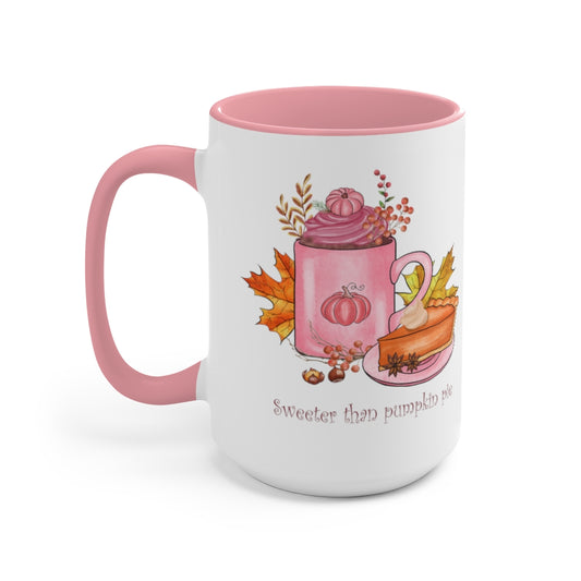 Two-Tone Coffee Mugs, 15oz
