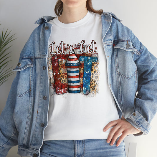 Light Up the Sky Patriotic Heavy Cotton Tee
