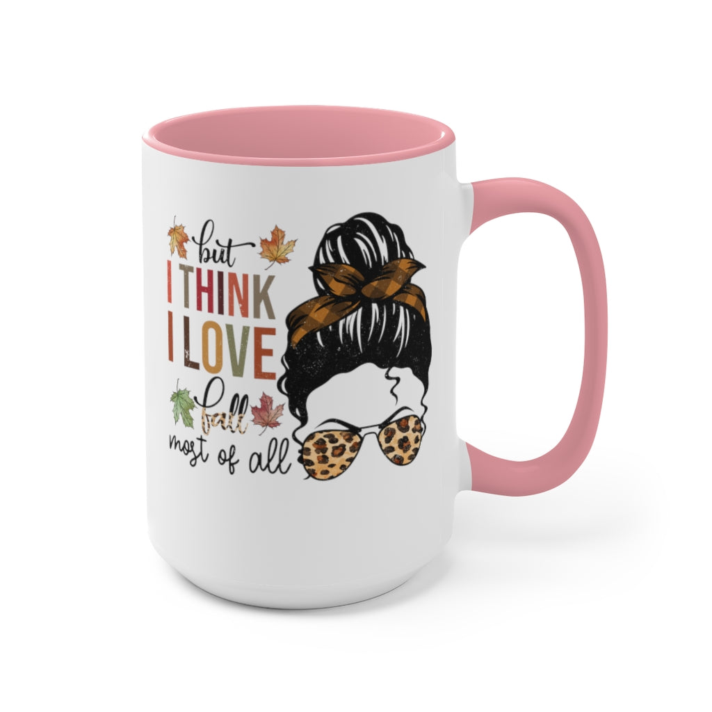 Two-Tone Coffee Mugs, 15oz