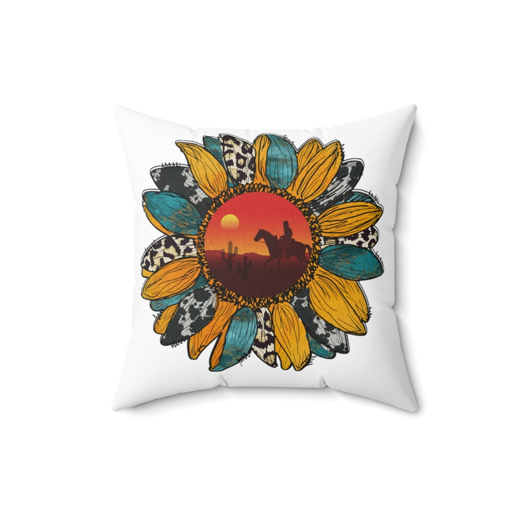 Spun Polyester Square Pillow