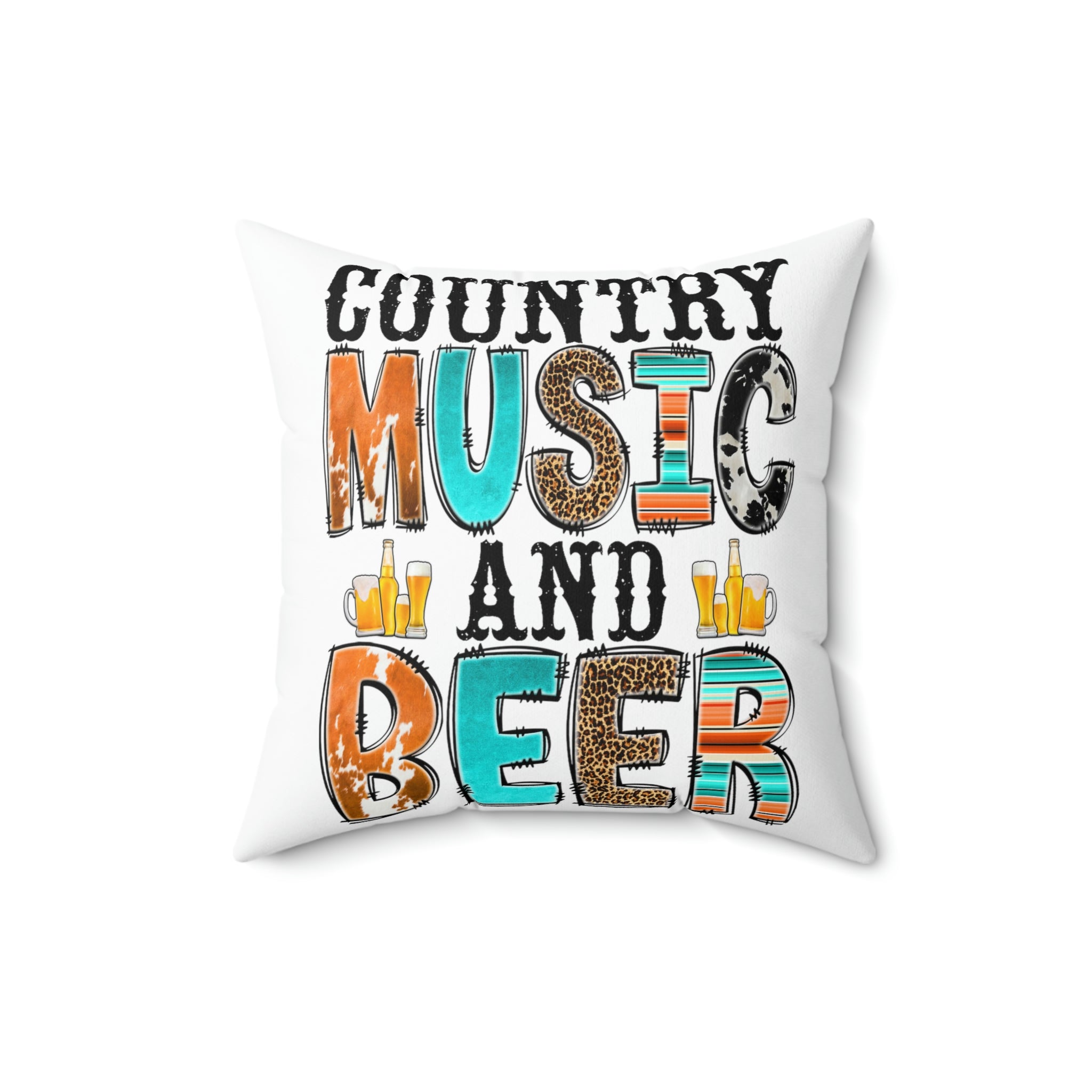 Spun Polyester Square Pillow