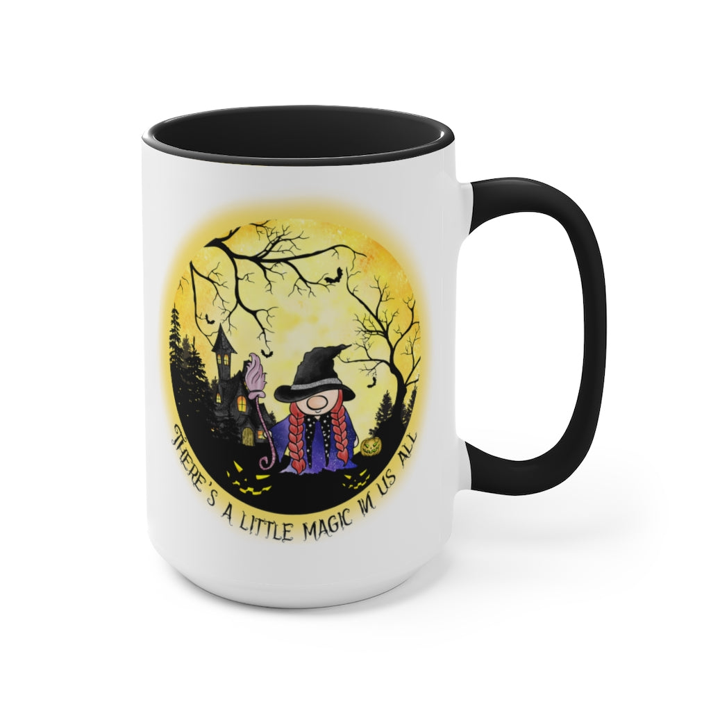 Two-Tone Coffee Mugs, 15oz