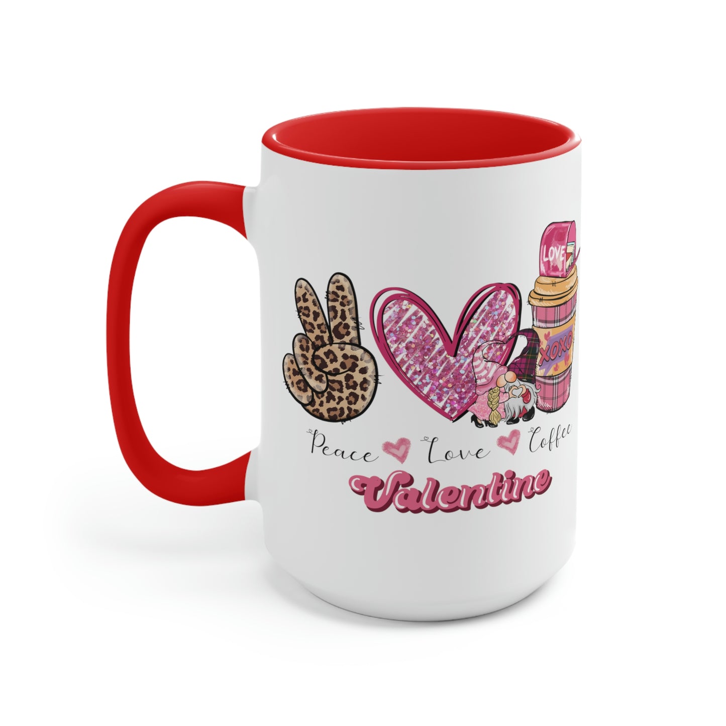 Two-Tone Coffee Mugs, 15oz