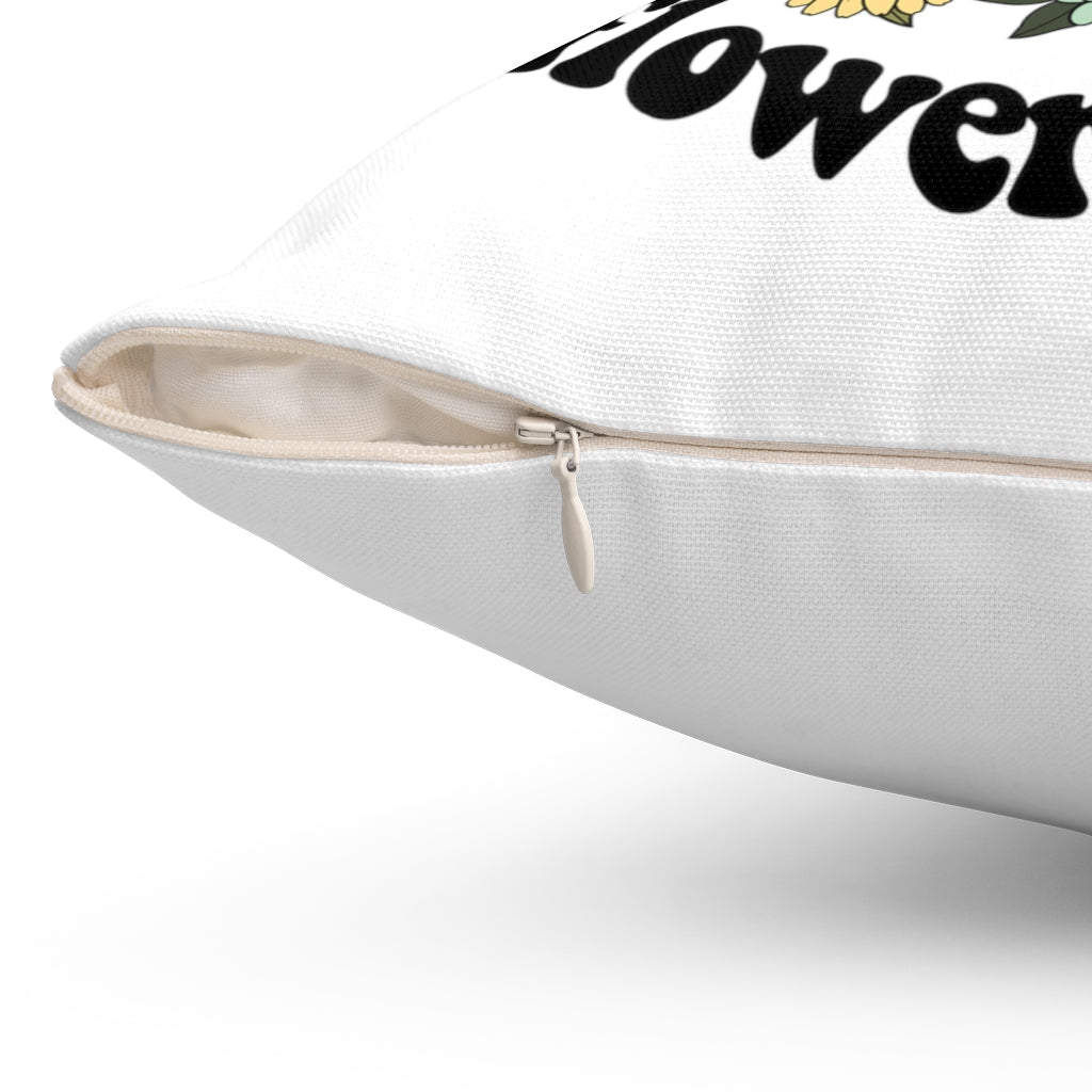 Spun Polyester Square Pillow