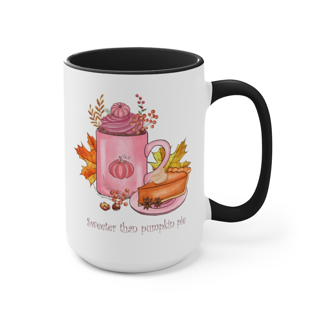 Two-Tone Coffee Mugs, 15oz