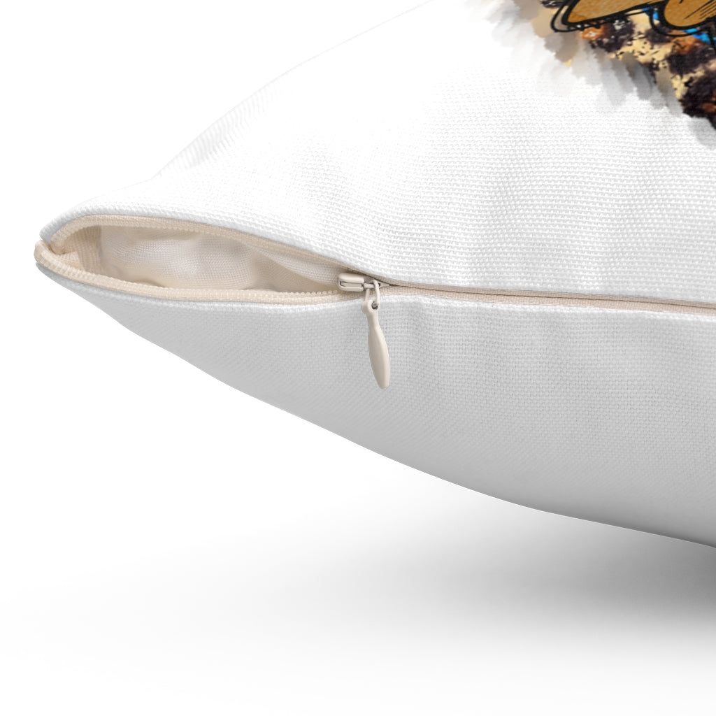 Spun Polyester Square Pillow