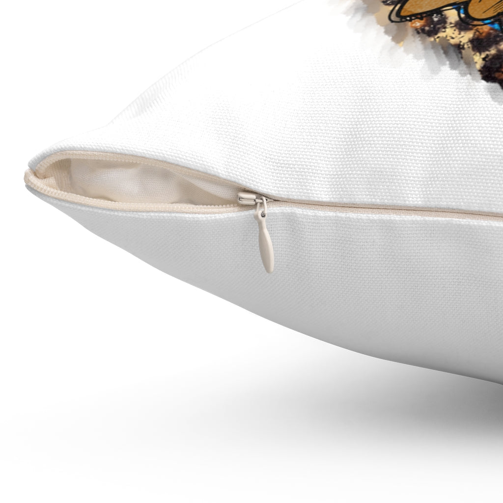 Spun Polyester Square Pillow