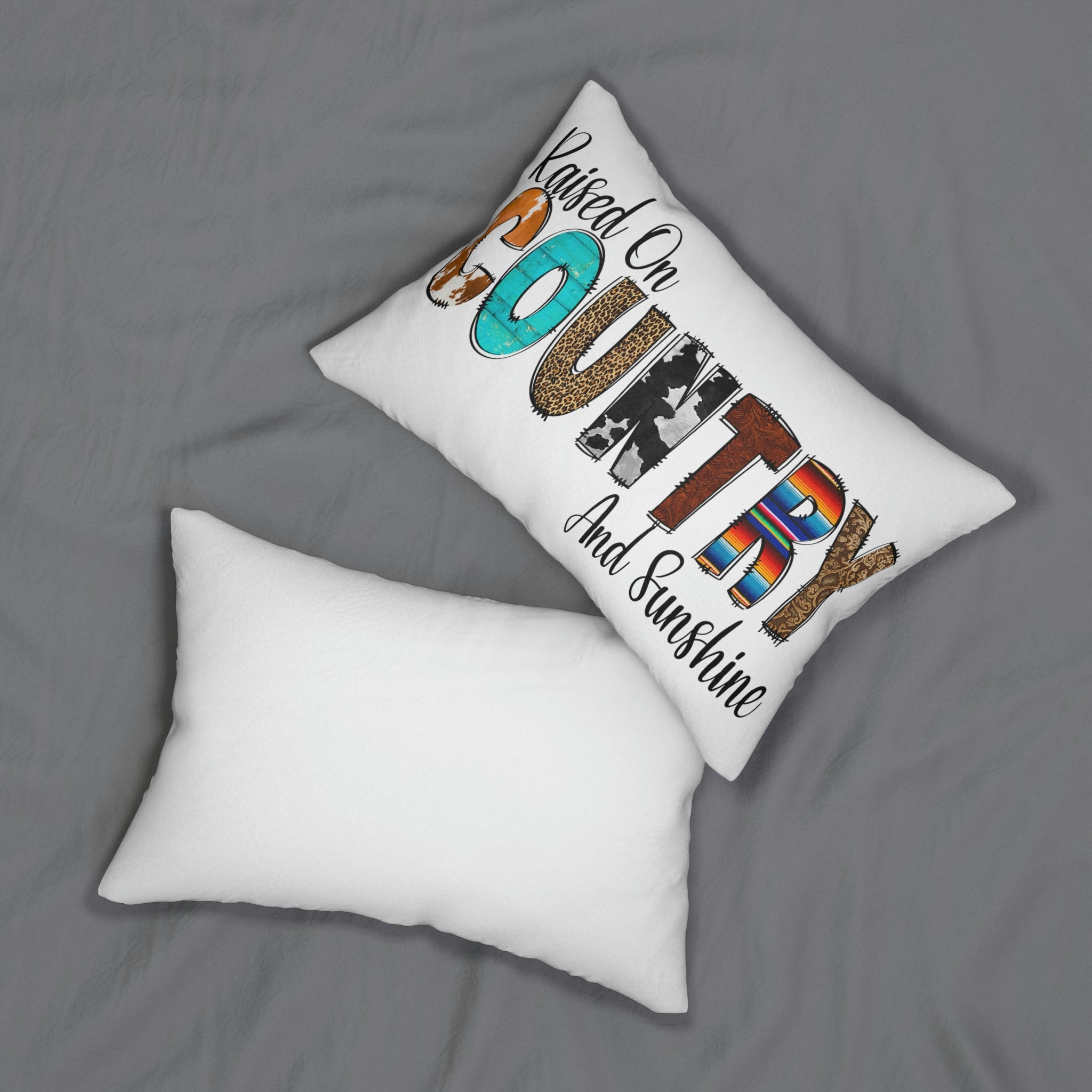 Spun Polyester Lumbar Pillow