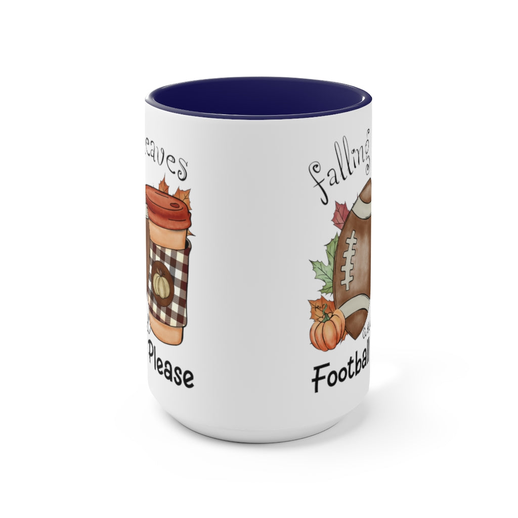 Two-Tone Coffee Mugs, 15oz