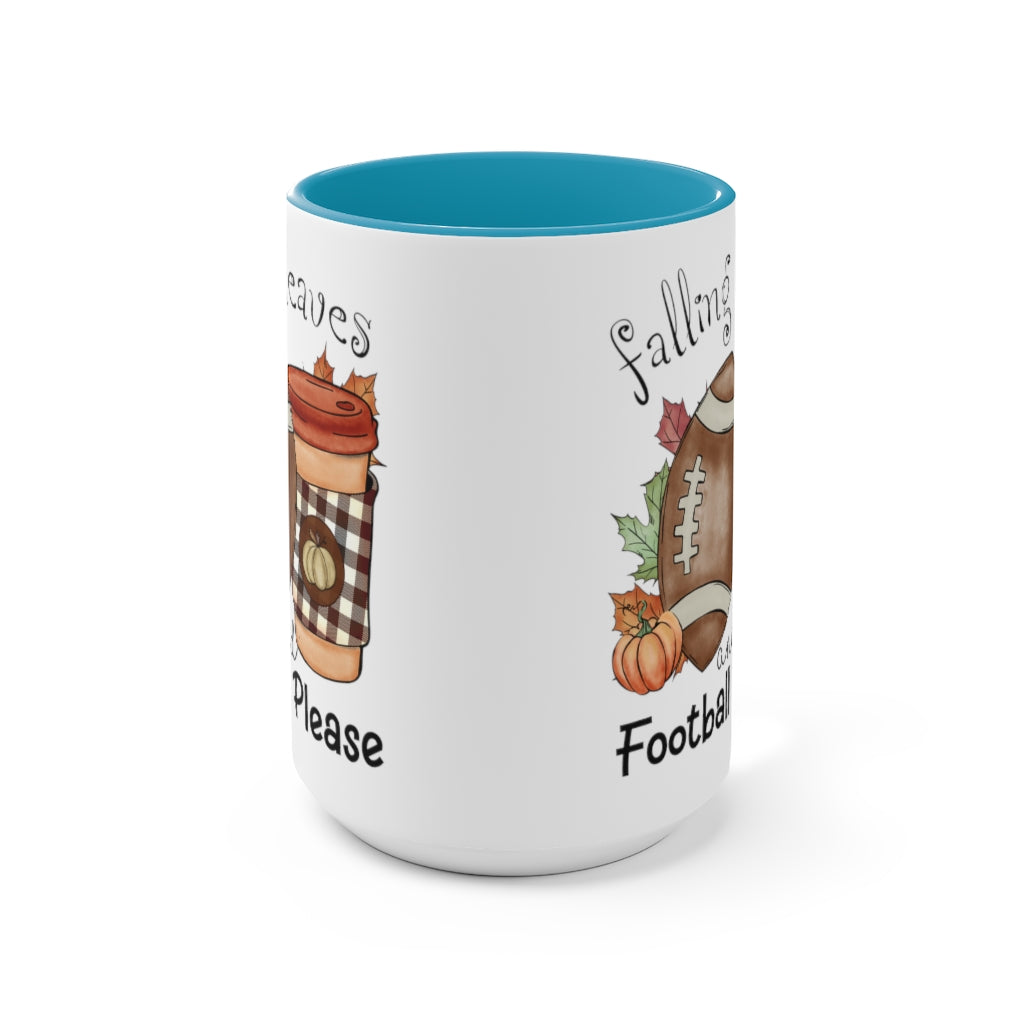 Two-Tone Coffee Mugs, 15oz