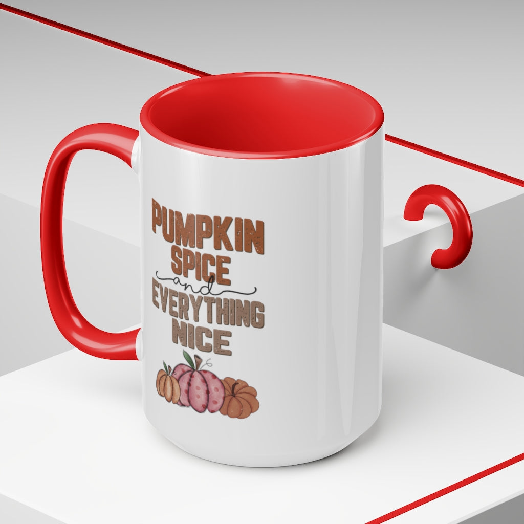 Two-Tone Coffee Mugs, 15oz