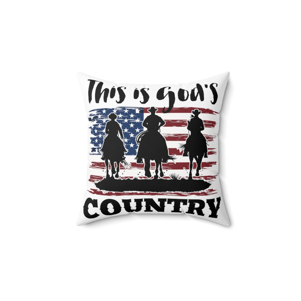 Spun Polyester Square Pillow