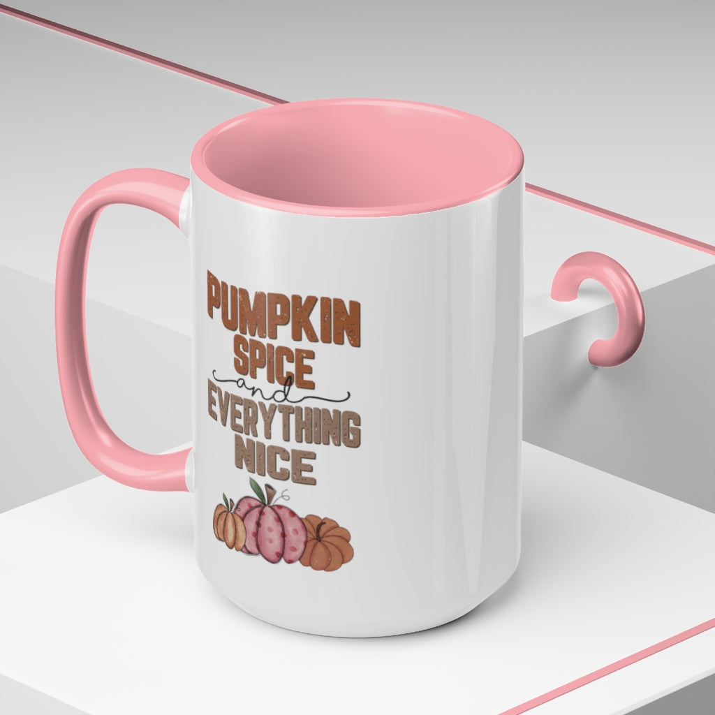 Two-Tone Coffee Mugs, 15oz