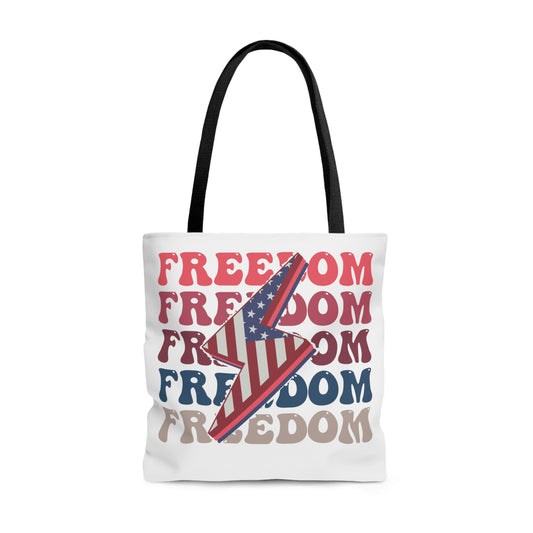 Patriotic Freedom Tote Bag