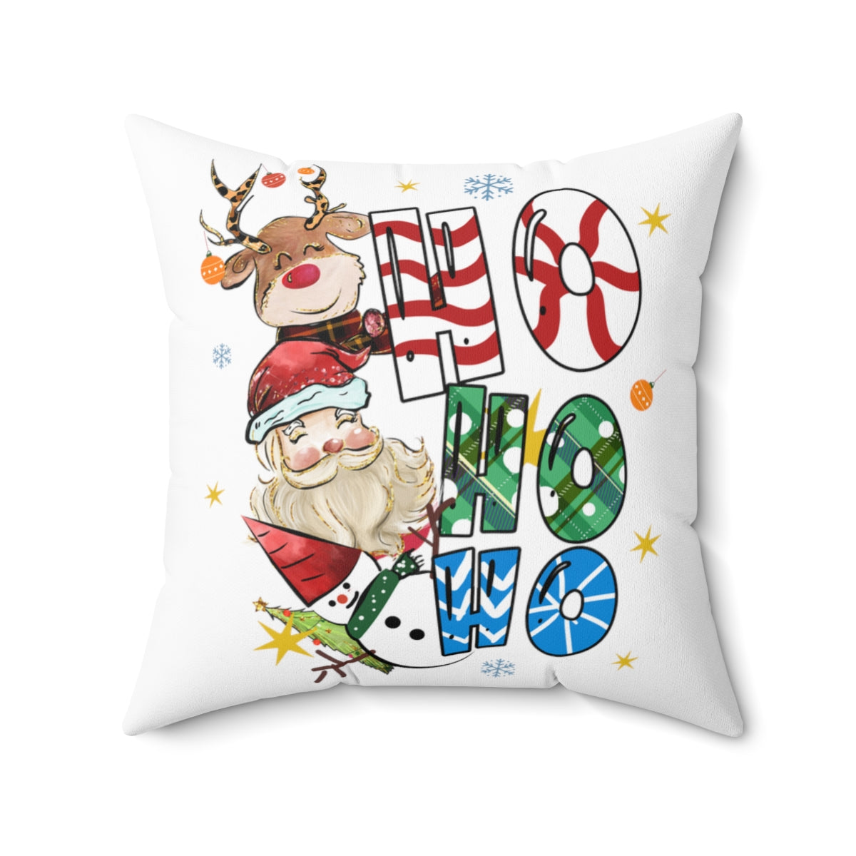 Spun Polyester Square Pillow