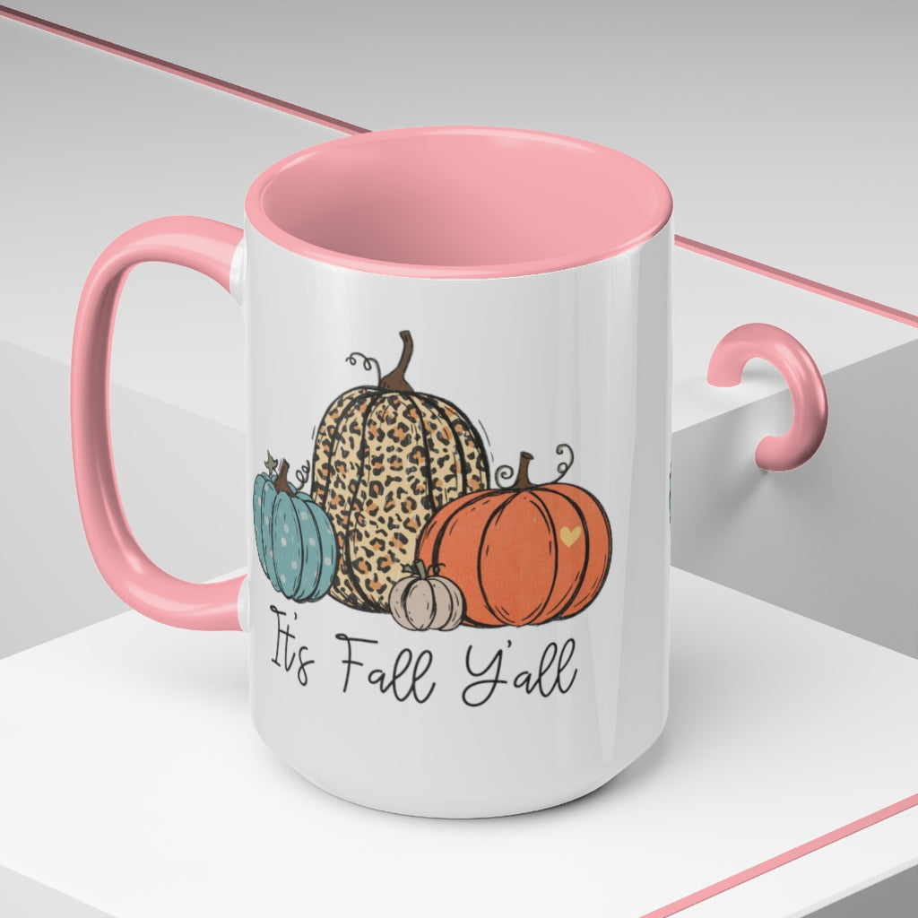 Two-Tone Coffee Mugs, 15oz
