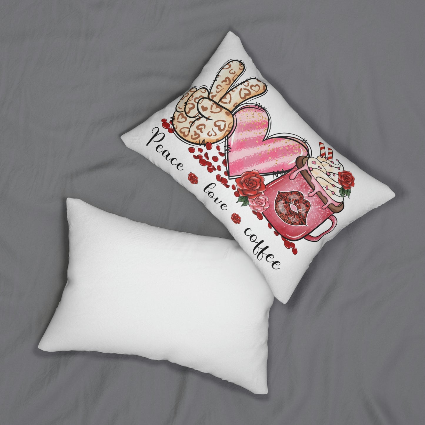 Spun Polyester Lumbar Pillow