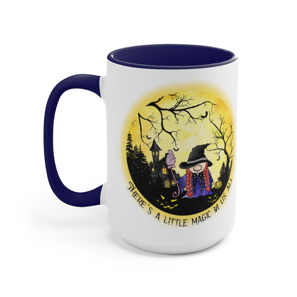 Two-Tone Coffee Mugs, 15oz