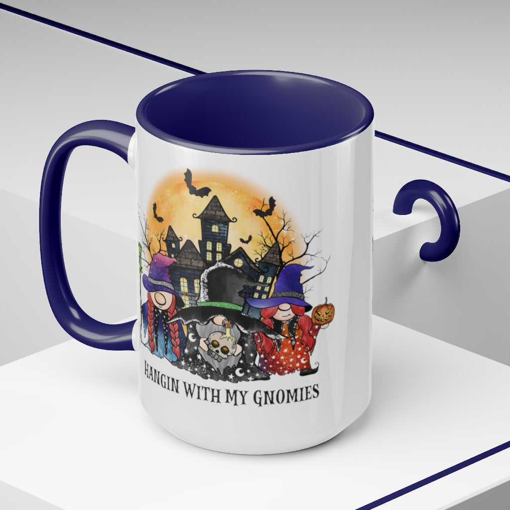 Two-Tone Coffee Mugs, 15oz