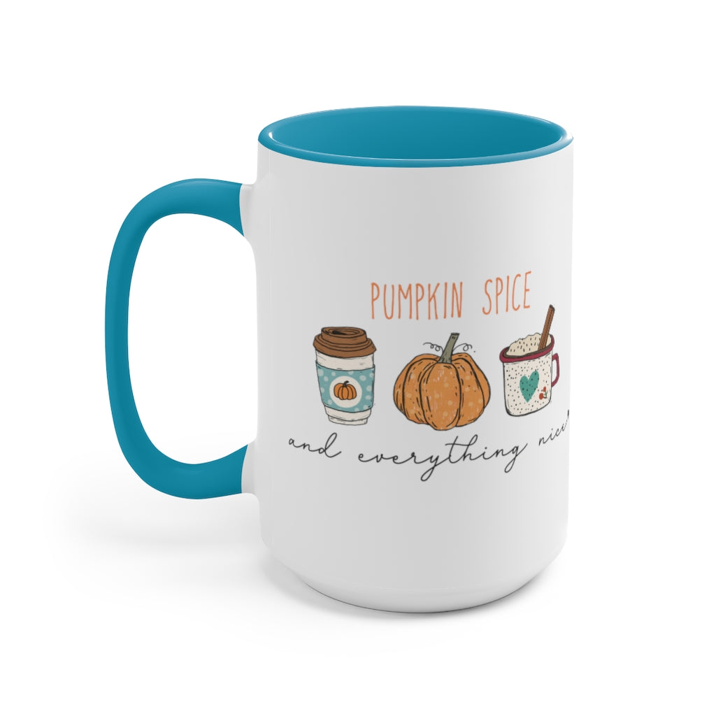 Two-Tone Coffee Mugs, 15oz