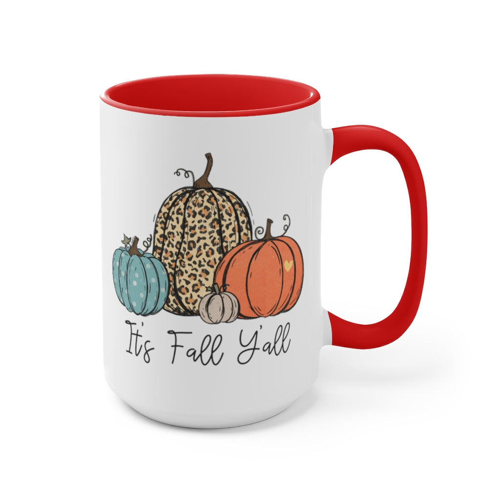 Two-Tone Coffee Mugs, 15oz